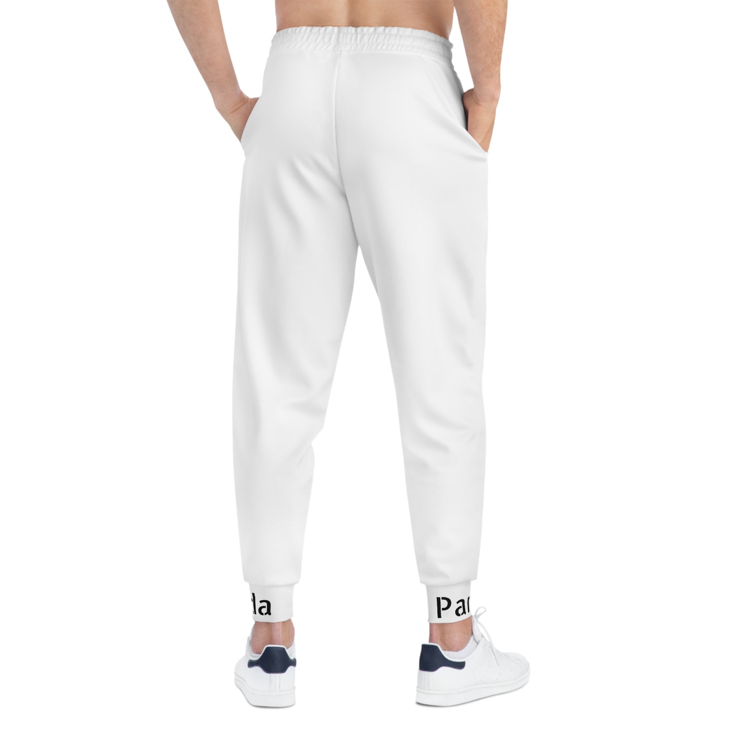 B&W (White) Athletic Joggers