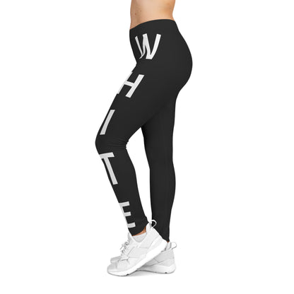 Women's White of B&W Leggings