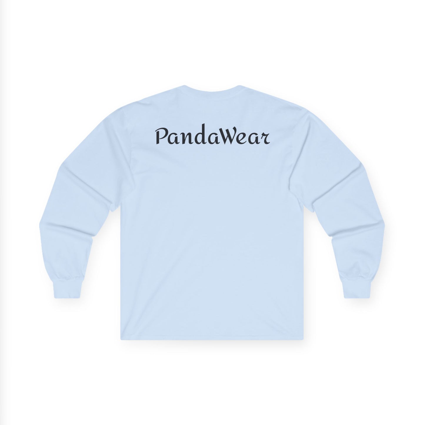 Christian Cross Long Sleeve Tee — Crown of Thorns Graphic