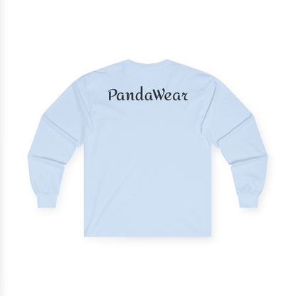 Christian Cross Long Sleeve Tee — Crown of Thorns Graphic