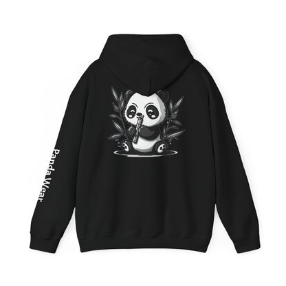 Luxury Logo Black and White Hoodie