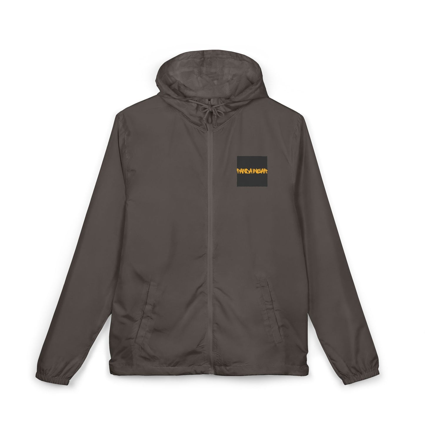 Panda & Bamboo Windbreaker Jacket — Cute Black Panda Graphic Full‑Zip Hooded Shell