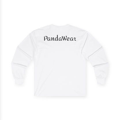 Christian Cross Long Sleeve Tee — Crown of Thorns Graphic