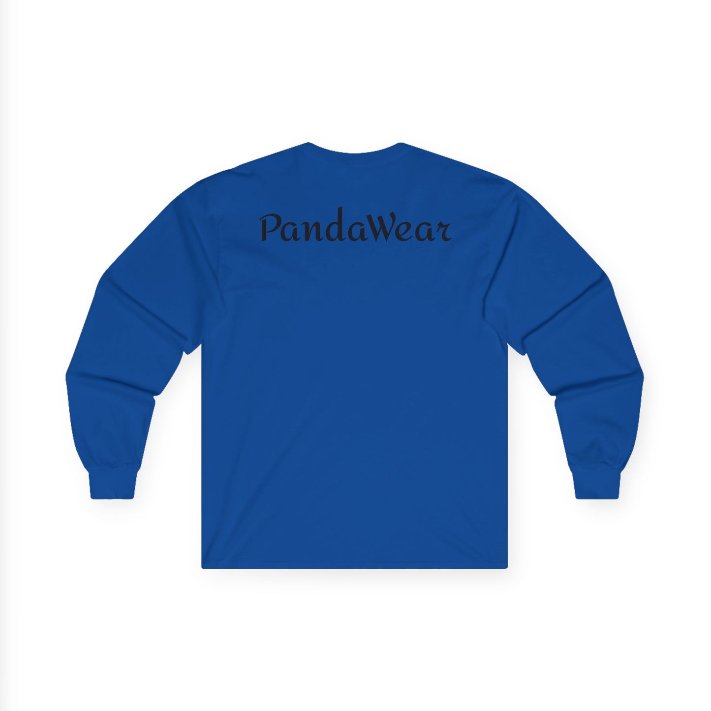 Christian Cross Long Sleeve Tee — Crown of Thorns Graphic