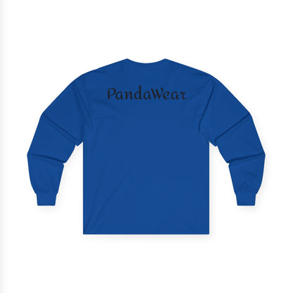Christian Cross Long Sleeve Tee — Crown of Thorns Graphic