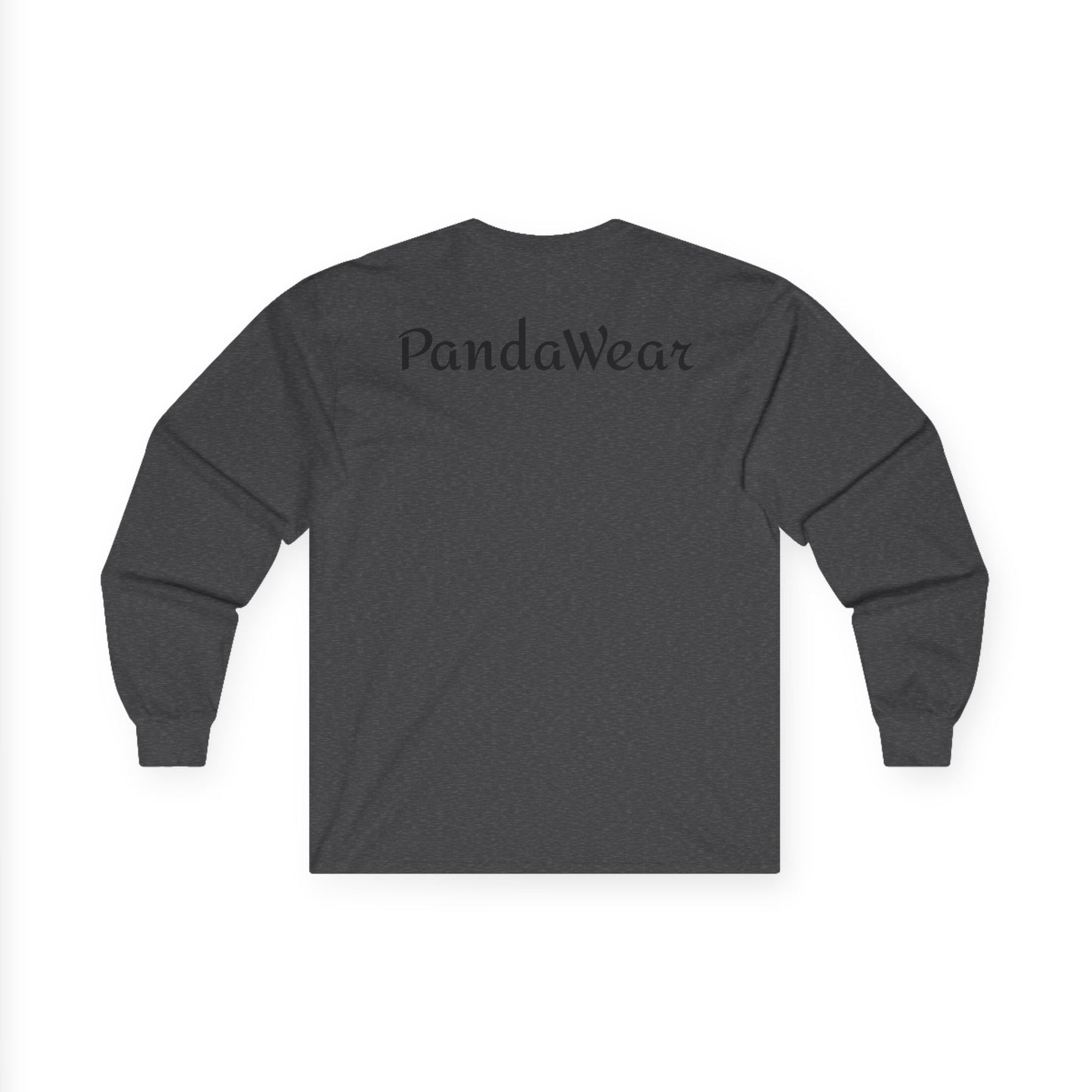 Christian Cross Long Sleeve Tee — Crown of Thorns Graphic
