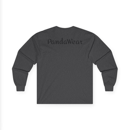 Christian Cross Long Sleeve Tee — Crown of Thorns Graphic