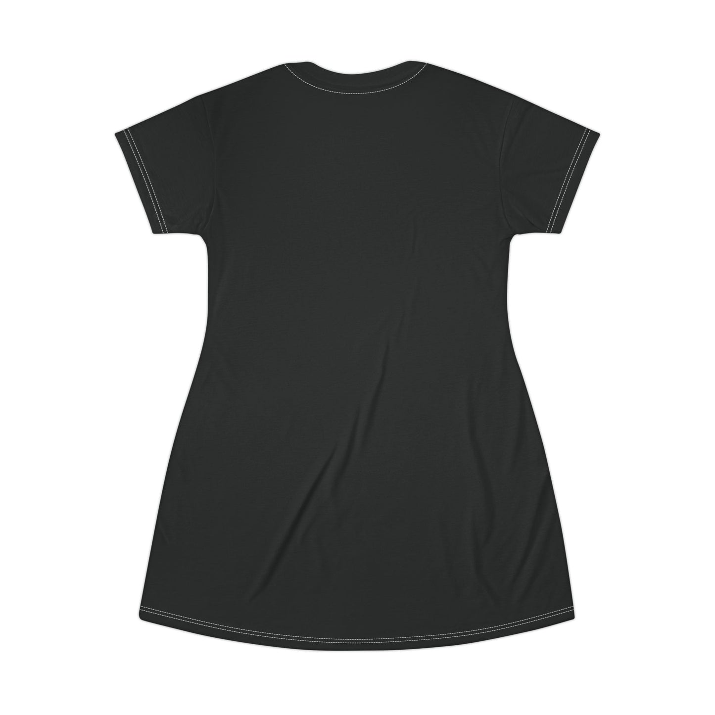 Panda Wear Gold and Black T-Shirt Dress
