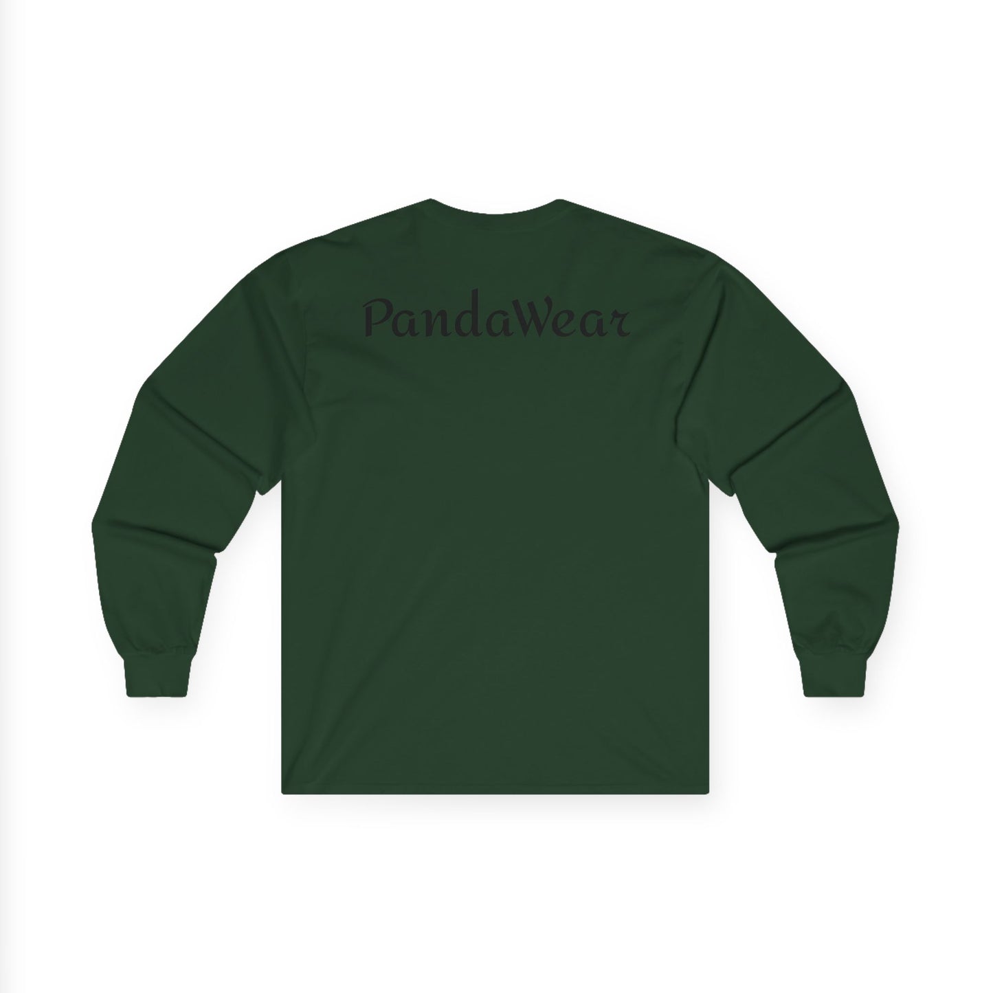 Christian Cross Long Sleeve Tee — Crown of Thorns Graphic