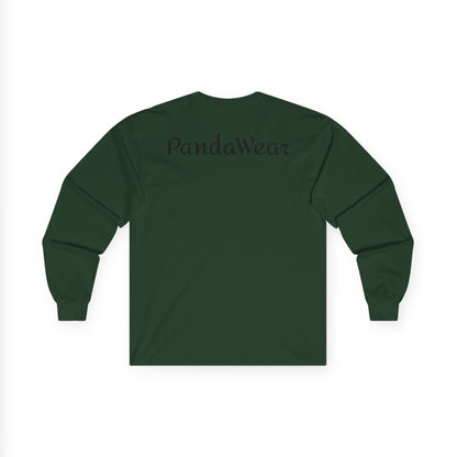 Christian Cross Long Sleeve Tee — Crown of Thorns Graphic