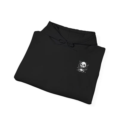 Luxury Logo Black and White Hoodie