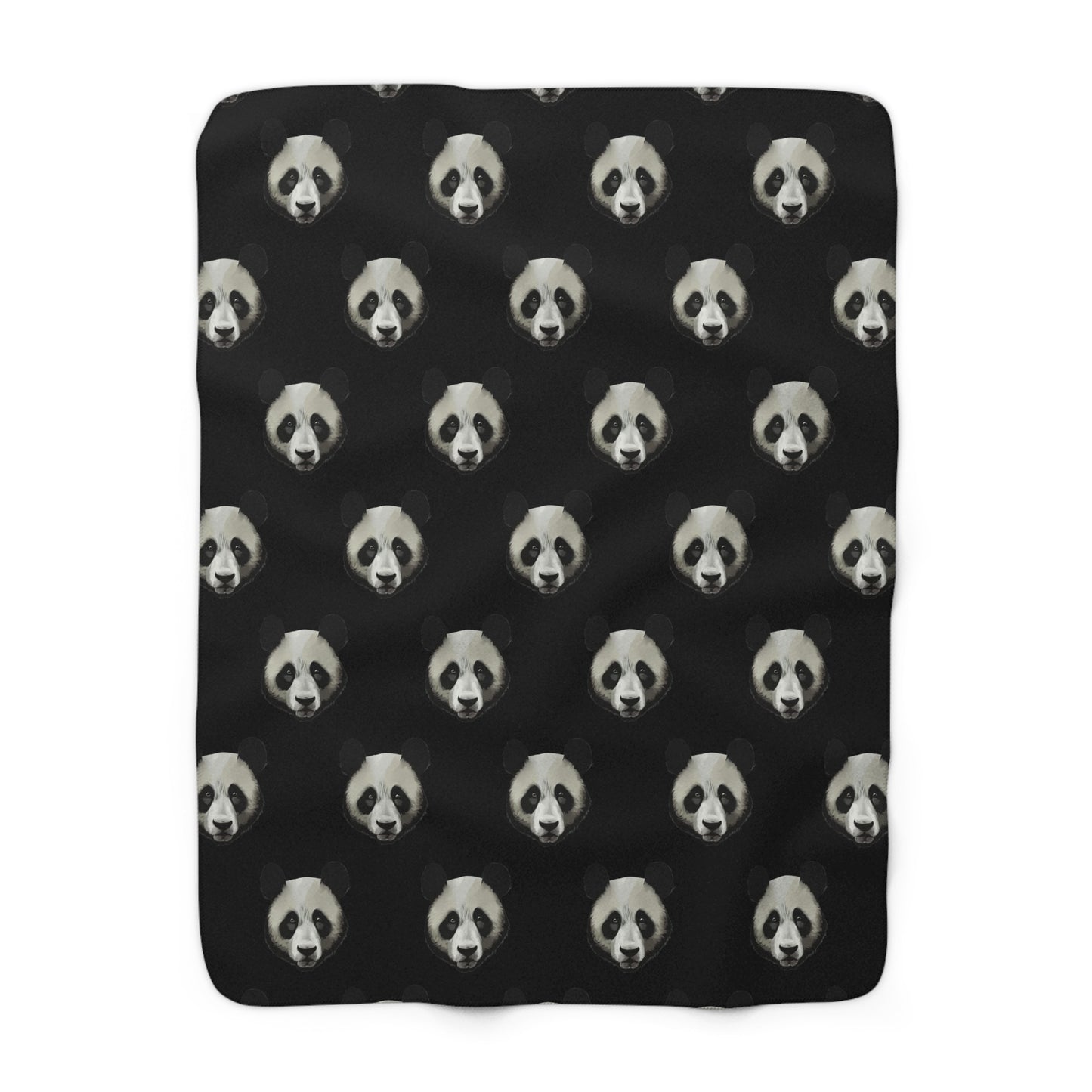 Thick Fluffy Panda Head Blanket
