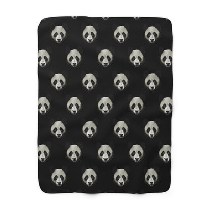 Thick Fluffy Panda Head Blanket
