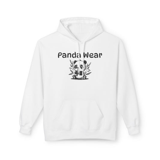 Panda Wear Hoodie Black And White