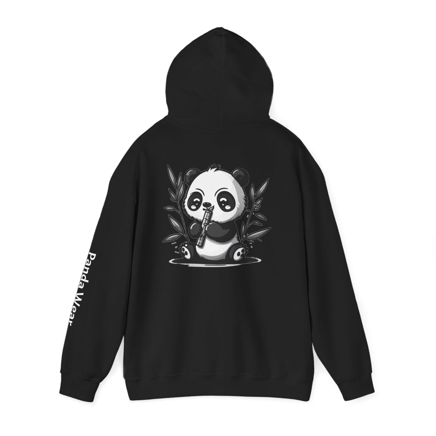 Luxury Logo Black and White Hoodie