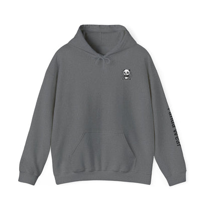 Luxury Logo Black and White Hoodie