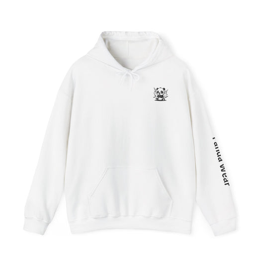 Luxury Logo Black and White Hoodie