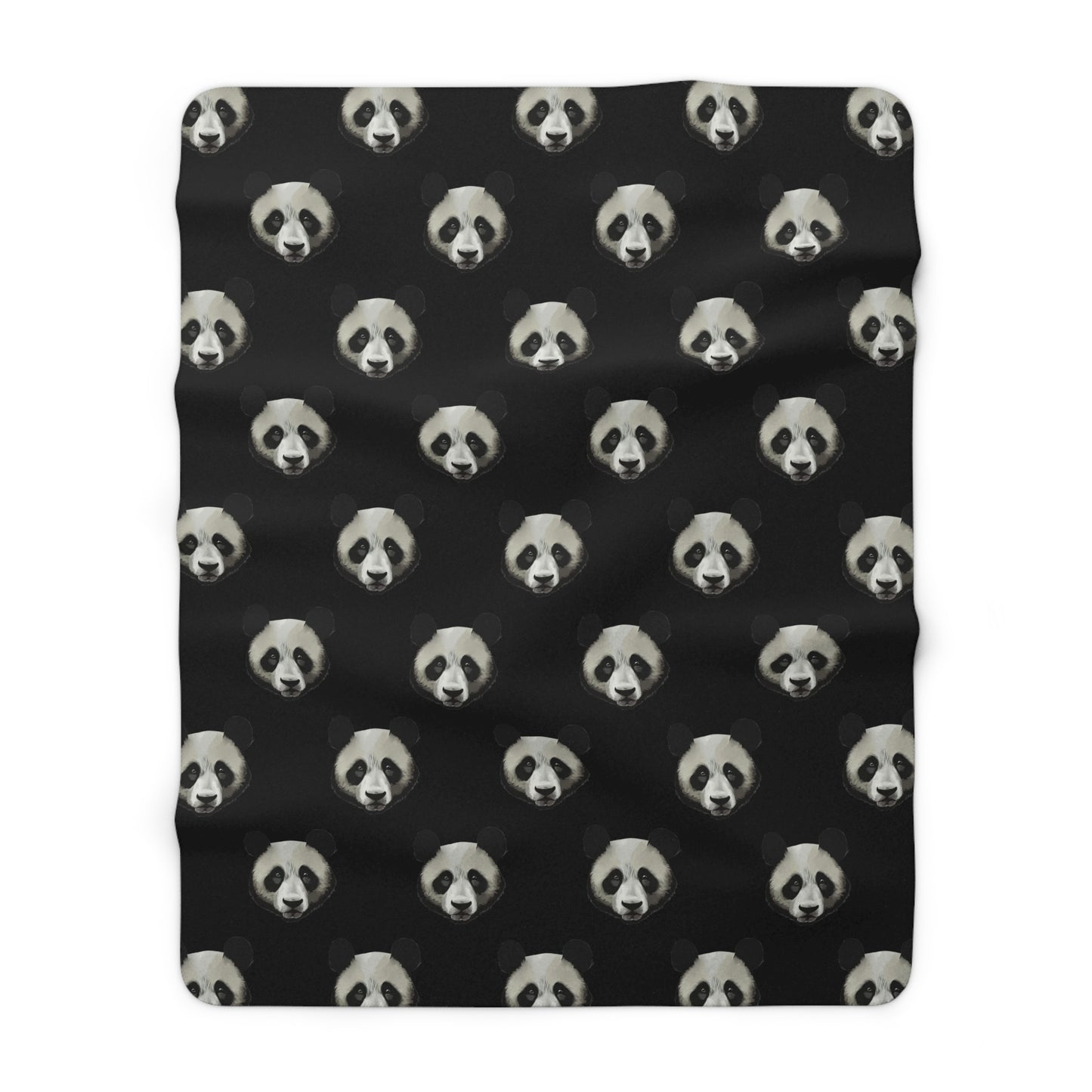 Thick Fluffy Panda Head Blanket