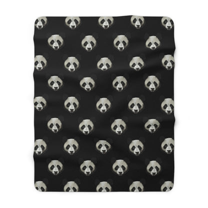 Thick Fluffy Panda Head Blanket