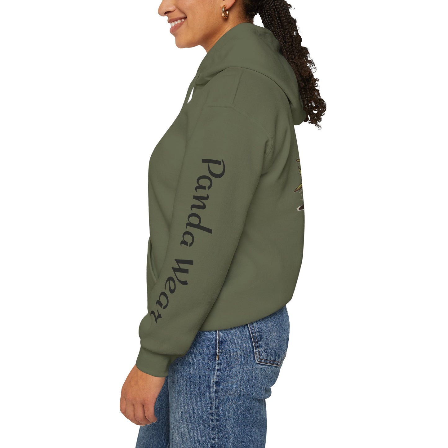 Left Sleeve Name Brand Hoodie