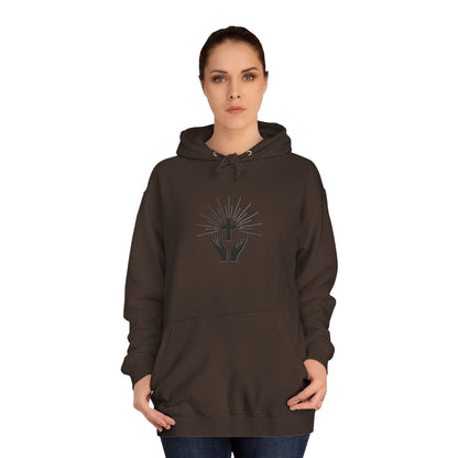 Christian Hoodie — 'Father Over Fear' Spiritual Cross Prayer Pullover