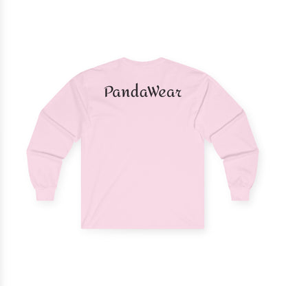 Christian Cross Long Sleeve Tee — Crown of Thorns Graphic