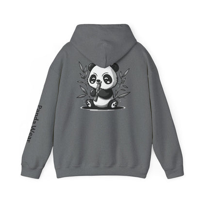 Luxury Logo Black and White Hoodie