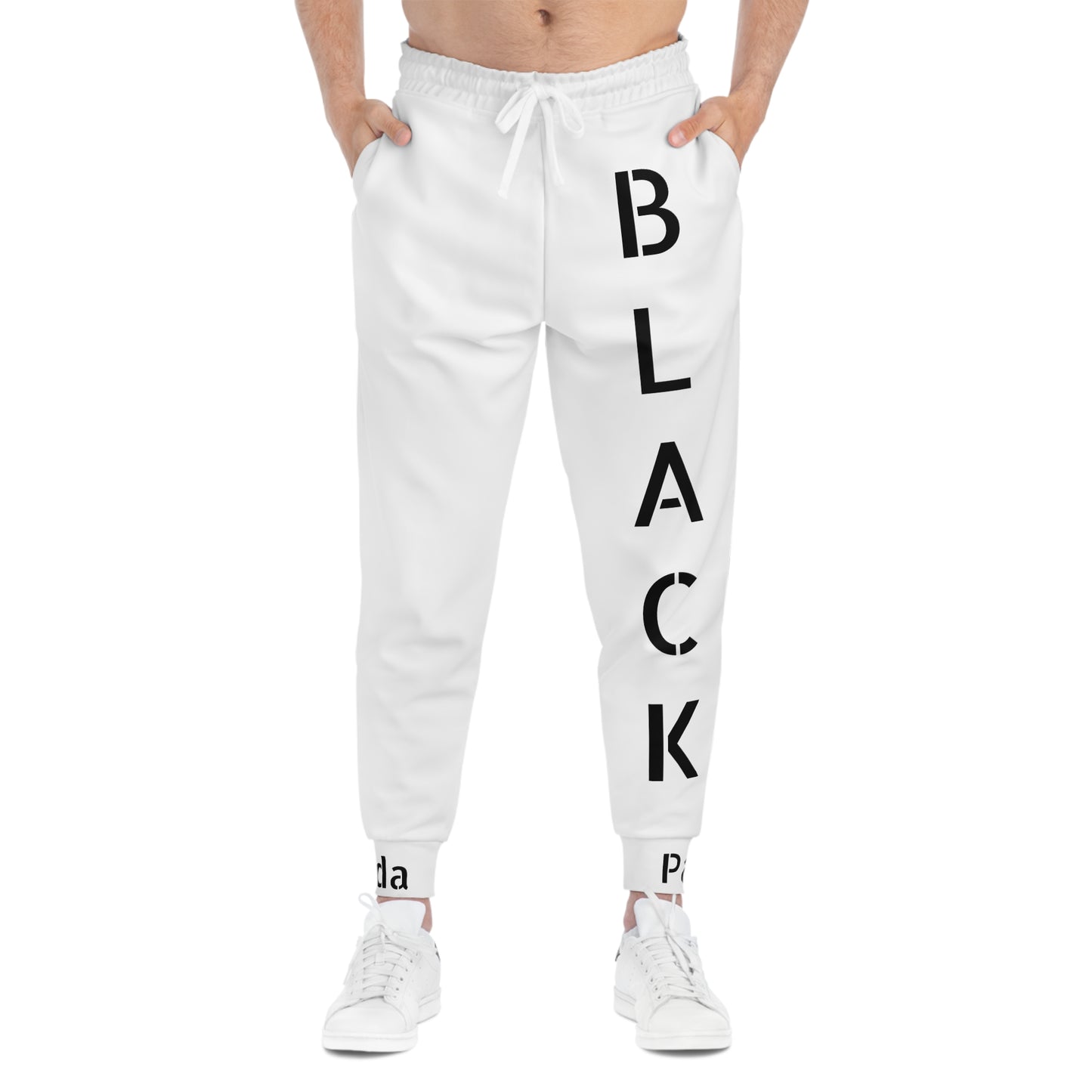 B&W (White) Athletic Joggers