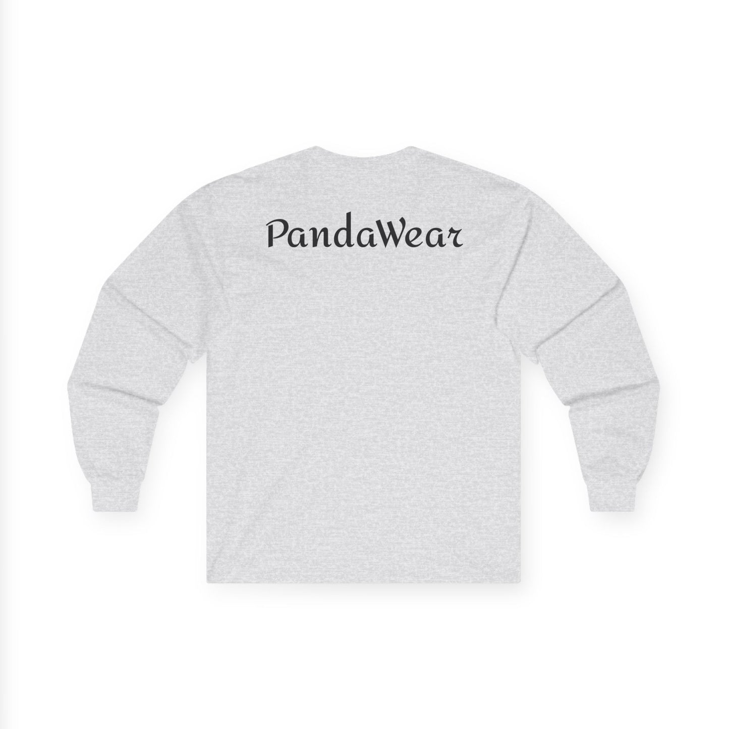 Christian Cross Long Sleeve Tee — Crown of Thorns Graphic