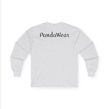 Christian Cross Long Sleeve Tee — Crown of Thorns Graphic