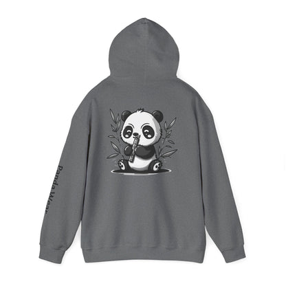 Luxury Logo Black and White Hoodie
