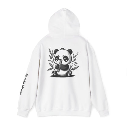 Luxury Logo Black and White Hoodie