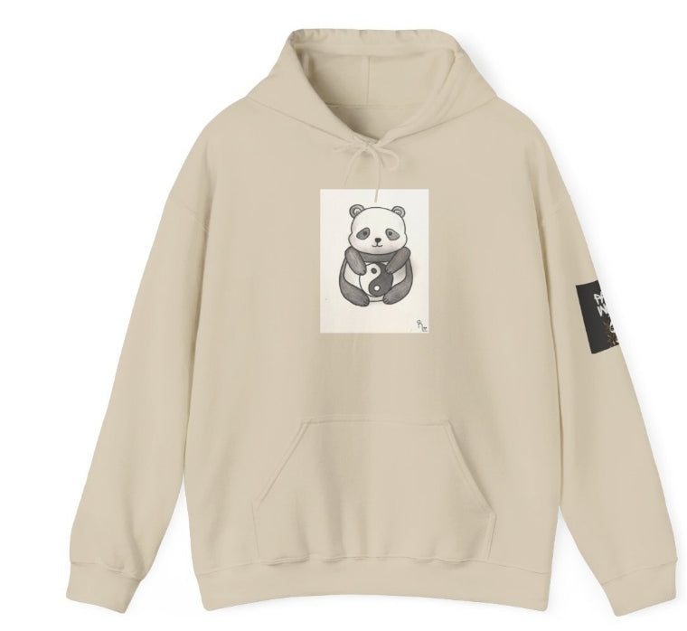 Cute Panda Holding Book Hoodie — Cozy Reading Lover Sweatshirt
