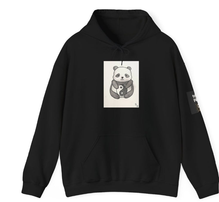 Cute Panda Holding Book Hoodie — Cozy Reading Lover Sweatshirt