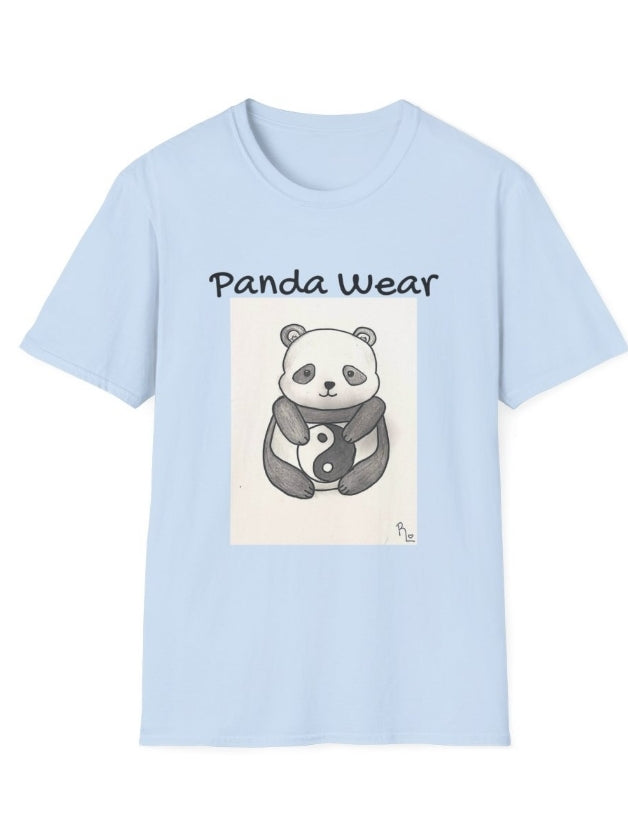 Panda Wear T-Shirt (Young Artist Inspired) — Cute Yin Yang Panda Graphic Tee