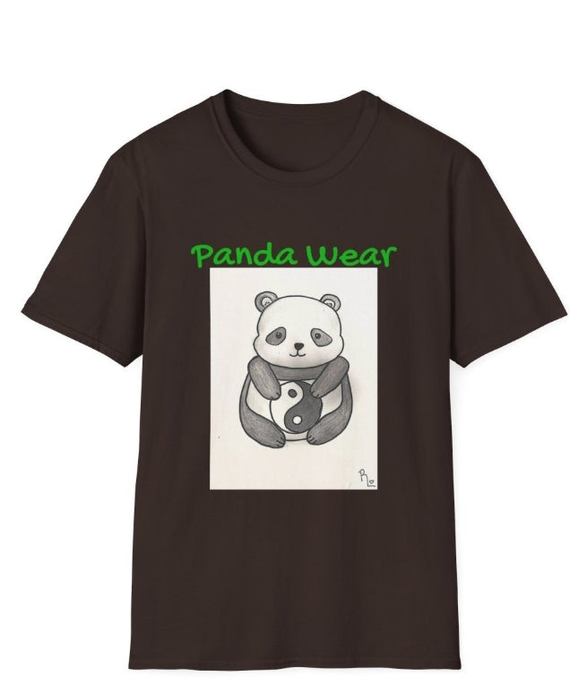 Panda Wear T-Shirt (Young Artist Inspired) — Cute Yin Yang Panda Graphic Tee