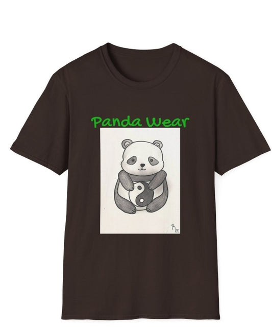 Panda Wear T-Shirt (Young Artist Inspired) — Cute Yin Yang Panda Graphic Tee