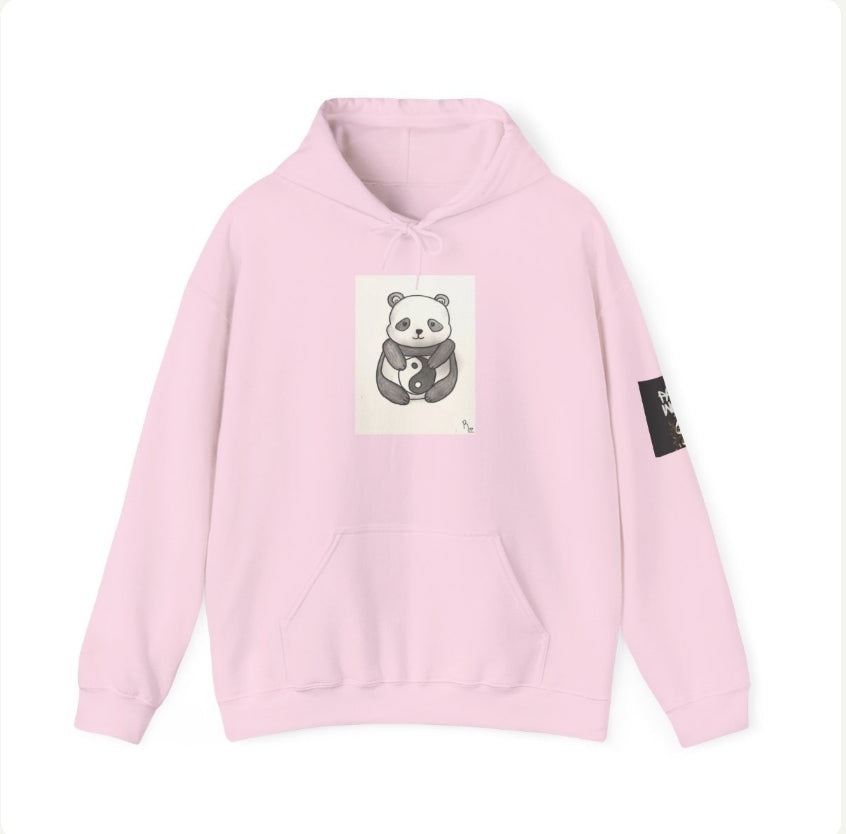 Cute Panda Holding Book Hoodie — Cozy Reading Lover Sweatshirt
