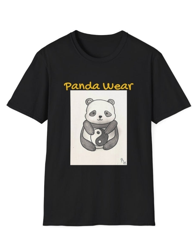 Panda Wear T-Shirt (Young Artist Inspired) — Cute Yin Yang Panda Graphic Tee
