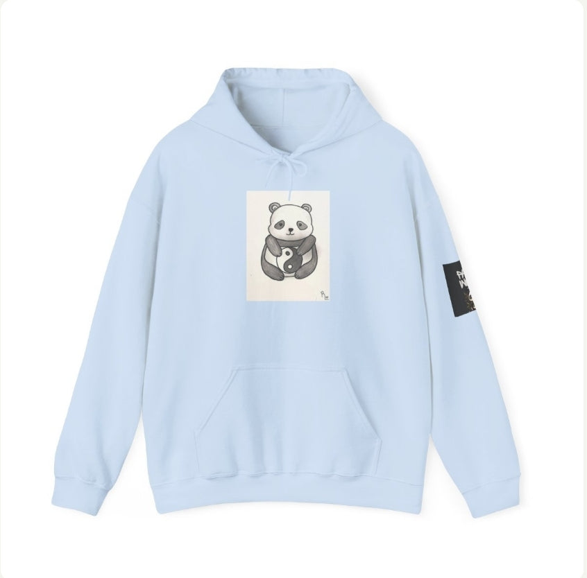 Cute Panda Holding Book Hoodie — Cozy Reading Lover Sweatshirt