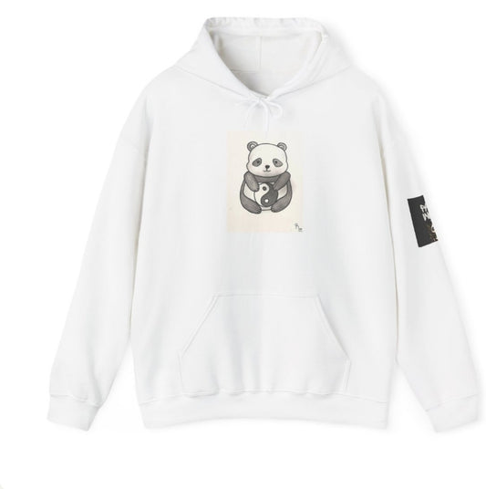Cute Panda Holding Book Hoodie — Cozy Reading Lover Sweatshirt