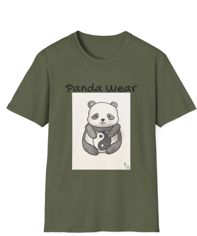Panda Wear T-Shirt (Young Artist Inspired) — Cute Yin Yang Panda Graphic Tee